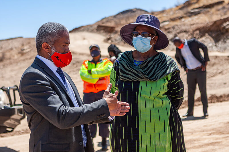 Ongos Valley Site visit by Hon. Netumbo Nandi-Ndaitwah, Deputy Prime Minister and Minister of International Relations